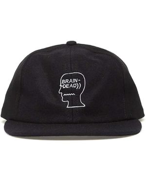 Brain Dead Baseballkappe Mit Logo - Schwarz