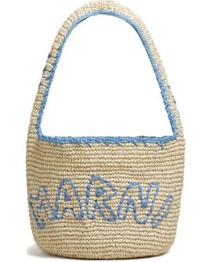 Marni ナッサ ショルダーバッグ - ホワイト
