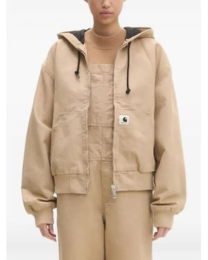 Carhartt W' OG Active Kapuzenjacke mit Reißverschluss - Natur
