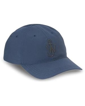 JW Anderson Logo-Embroidered Baseball Cap - Blue