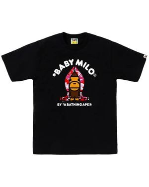 A Bathing Ape Abc Camo Baby Milo T-Shirt - Black