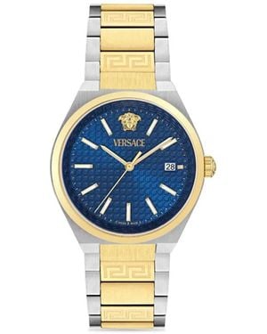 Versace Montre V-Auria 39 Mm - Bleu