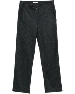 Kiko Kostadinov Sargo Patterned Trousers - Black