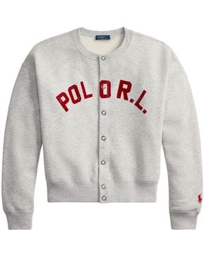 Polo Ralph Lauren Logo Fleece Sweatshirt - Gray