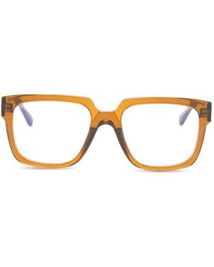 Kuboraum Maske K3 Square Glasses - Metallic