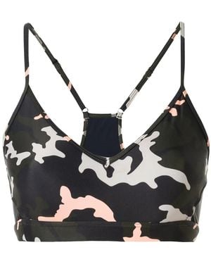 The Upside Camo 54 Andie Bra - Black
