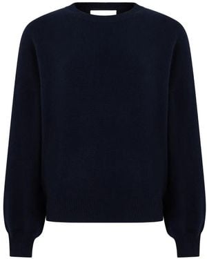Lisa Yang Jersey Con Cuello Redondo - Azul