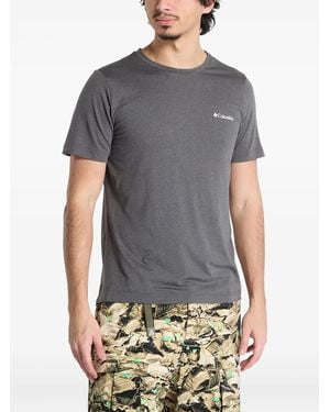Columbia Kwick Hike Back-Graphic Short-Sleeve T-Shirt - Grey