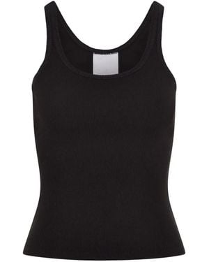 Paris Georgia Basics Ribbed Top - Black