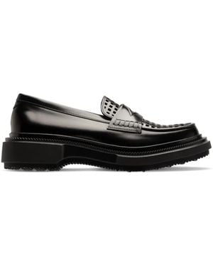 Adieu Mocassins À Design Perforé - Noir
