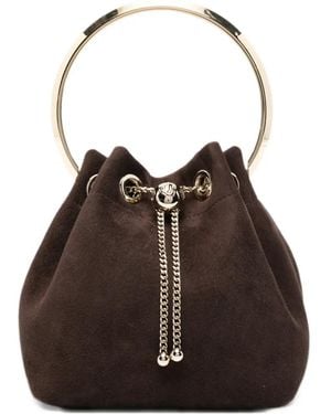 Jimmy Choo Borsa A Secchiello Bon Bon - Marrone