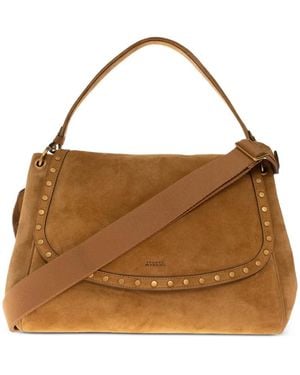 Isabel Marant Bolso Chany Xl De Ante - Marrón