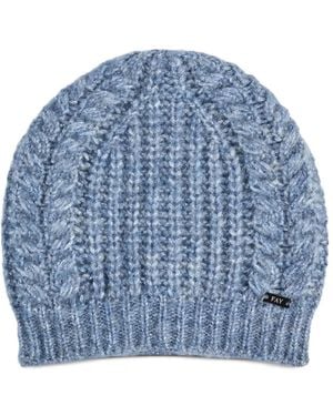 Fay Knitted Beanie Hat - Blue