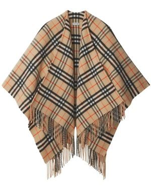Burberry Check Cape - Metallic