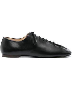 Lemaire Souris Square-Toe Brogues - Black