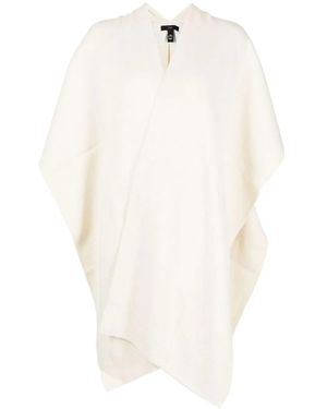 Voz Solid Alpaca Duster - White