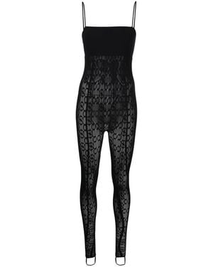 Wolford X Simkhai シアージャンプスーツ - ブラック