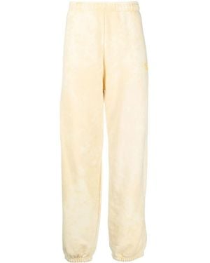 DIESEL Embossed Logo Track Trousers - Natural
