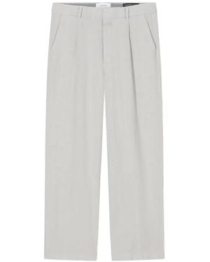 Closed Pleated Trousers - White