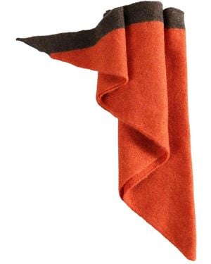 Margaret Howell Bufanda Con Diseño Colour Block - Rojo