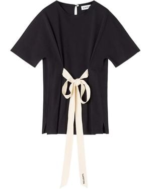 Lanvin Gürtel-T-Shirt - Schwarz