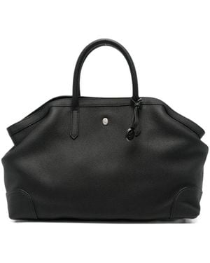 Ash Jacqueline Pebbled Shoulder Bag - Black
