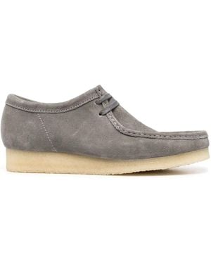Clarks Wallabee Suede Loafers - Grey