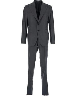 Tagliatore Single-Breasted Suit - Black