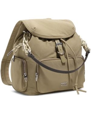Bimba Y Lola Pocket Backpack - Natural