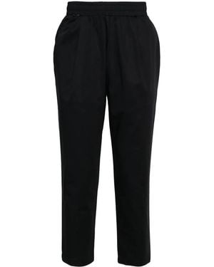 FAMILY FIRST Pantaloni Affusolati Con Pieghe - Nero