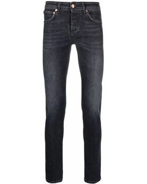 Barba Napoli Skinny-cut Jeans - Blue