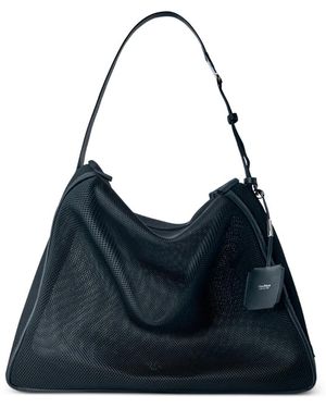 Max Mara Bolso De Hombro Con Detalle Del Logo - Azul