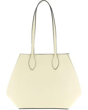 Valextra Mittelgroßer Vivi Tote Bag - Natur