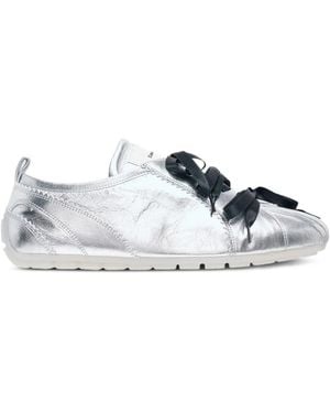 Simone Rocha Ribbon Ballerina Trainers - White