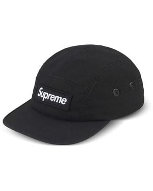 Supreme Zoo York Logo-Patch Camp Cap - Black