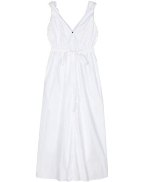 Sofie D'Hoore Diabolo Maxikleid Mit Gürtel - Weiß