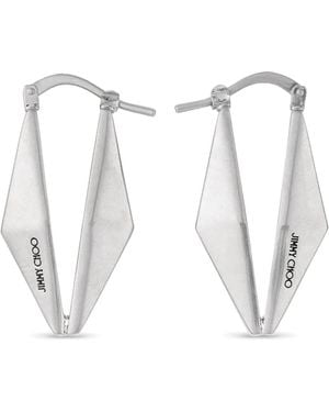 Jimmy Choo Diamond ピアス - メタリック