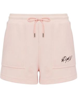 Moschino Short À Logo - Pink