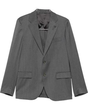 Lardini Notched-Lapels Single-Breasted Suit - Gray
