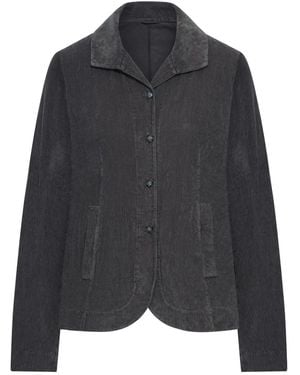 Transit Corduroy Button Jacket - ブラック