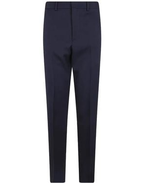 Jil Sander Pressed-Crease Pants - Blue
