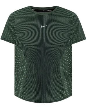 Nike T-Shirt Swift Aero-Fit À Logo Imprimé - Green