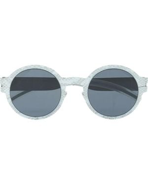 Mykita ラウンドフレーム サングラス - ホワイト
