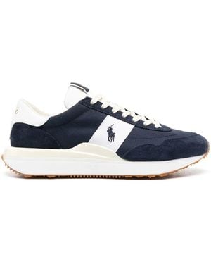 Polo Ralph Lauren Train 89 Paneled Sneakers - Blue