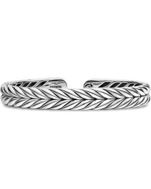 David Yurman Chevron Flex Bracelet - White