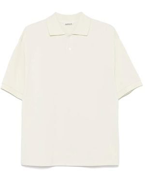 AURALEE Klassisches Poloshirt - Weiß