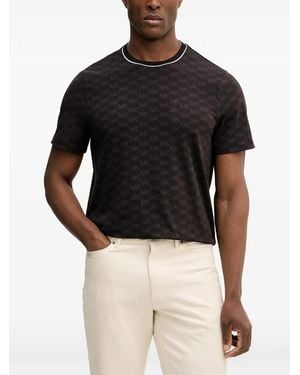 Michael Kors Camiseta Con Monograma - Negro