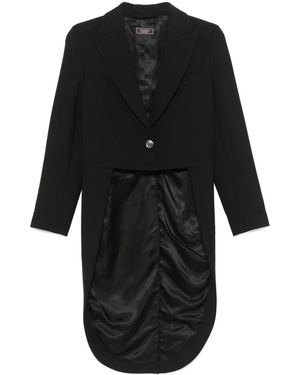 Peserico High-Low Blazer - Black