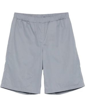Rier Elasticated Cotton Bermuda Shorts - Grey