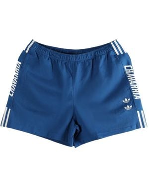 adidas X Willy Chavarria Stripe Shorts - Blue